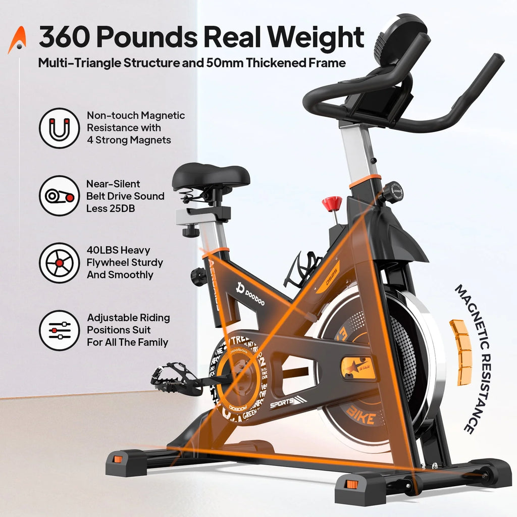Magnetic Resistance Indoor Cycling Bike S41029