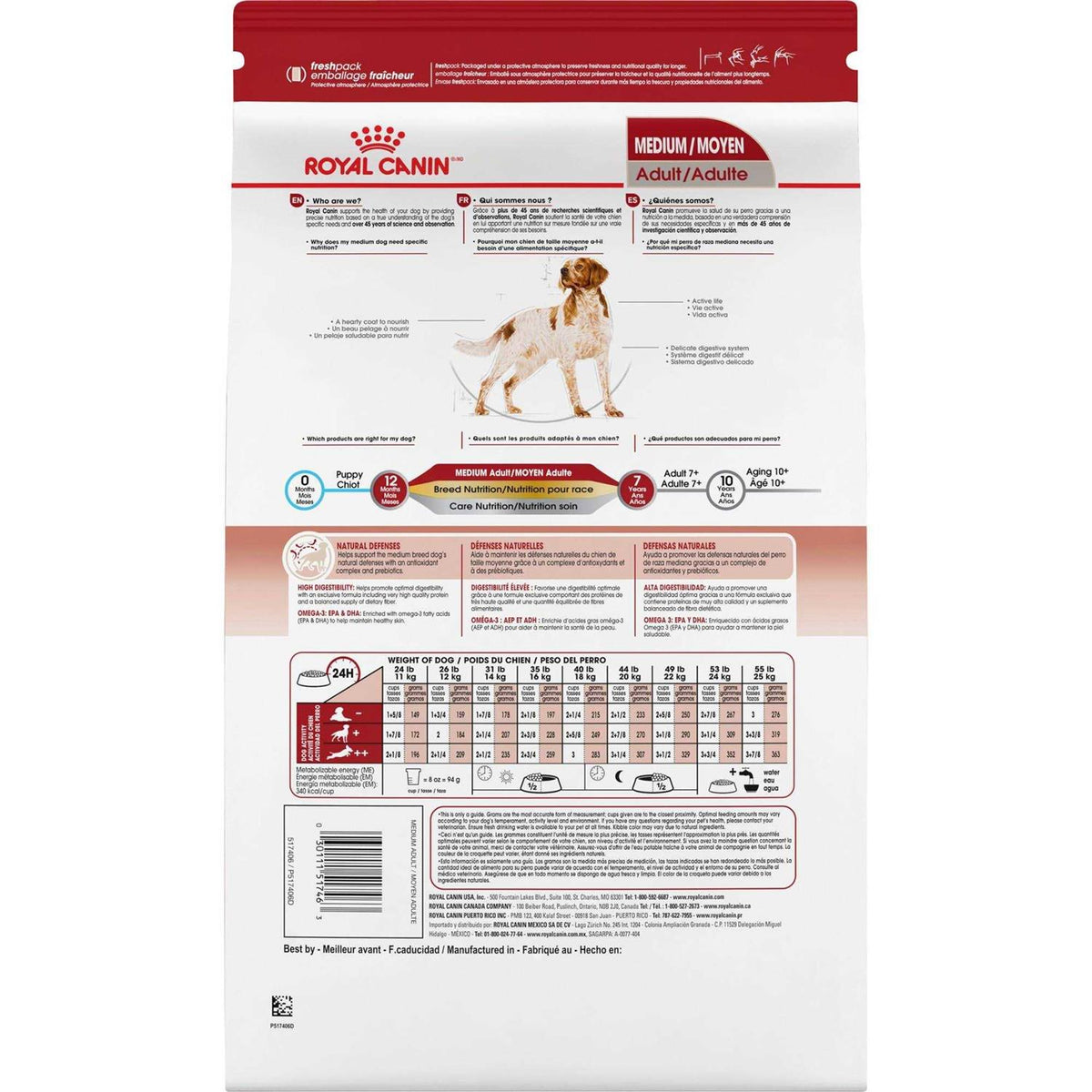 Medium Adult Dry Dog Food O661
