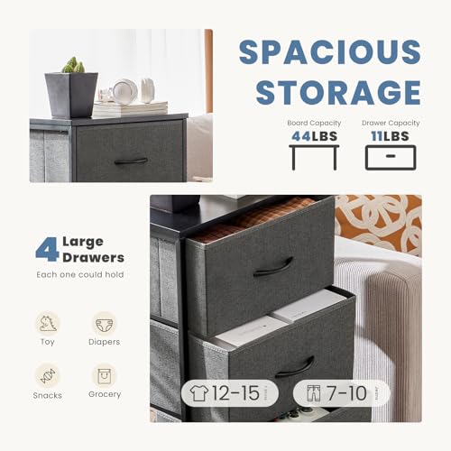 Fabric Storage Tower with 9 Drawers I3774