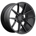 Matte Black 17x8 5x100 40mm Wheel V447
