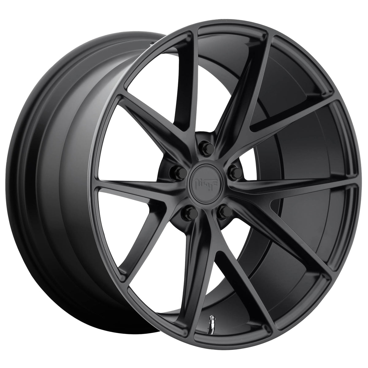 Matte Black 17x8 5x100 40mm Wheel V447