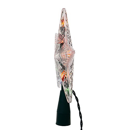Multi-Colored Crystal Star Treetop V50113