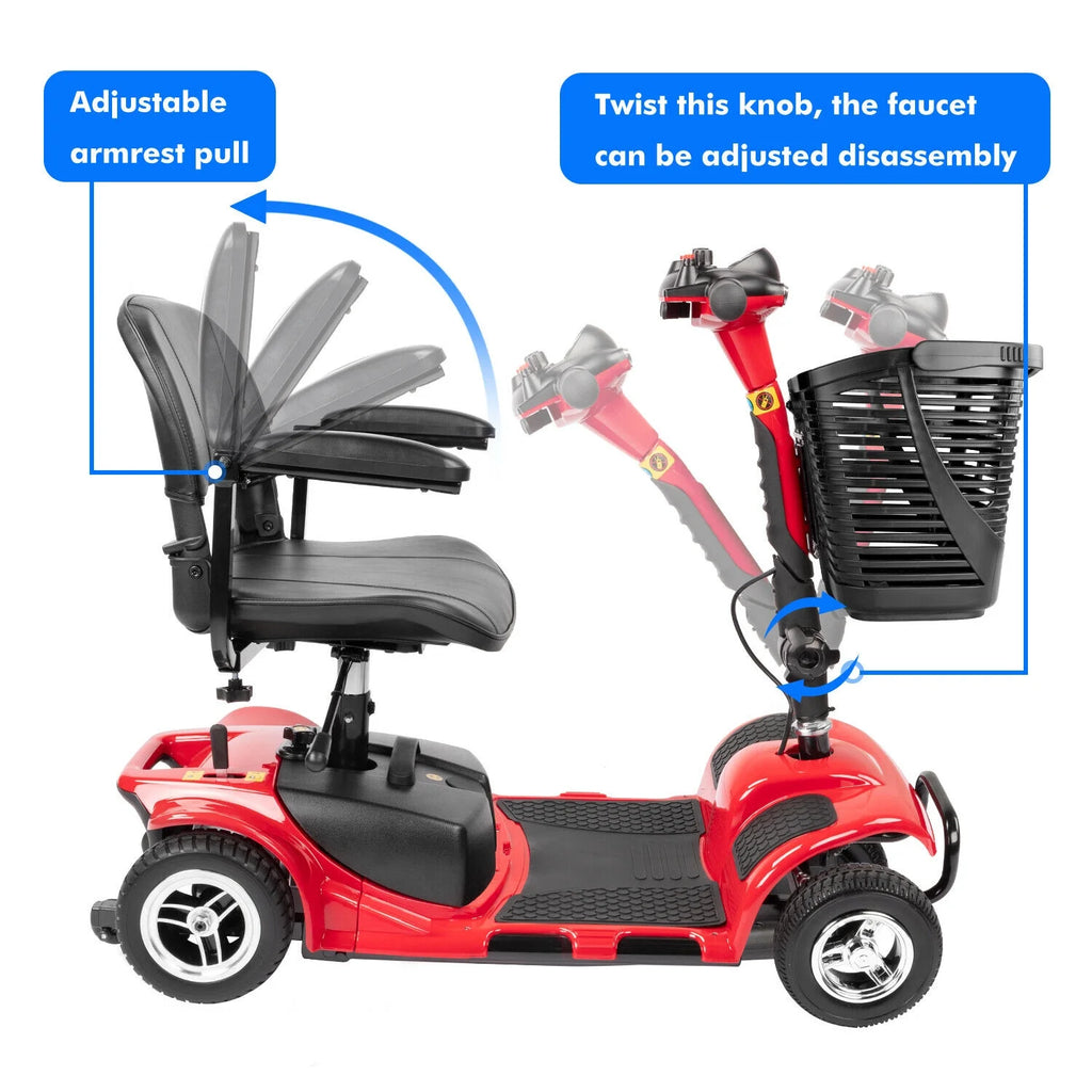 4 Wheels Electric Powered Mobility Scooter O485328