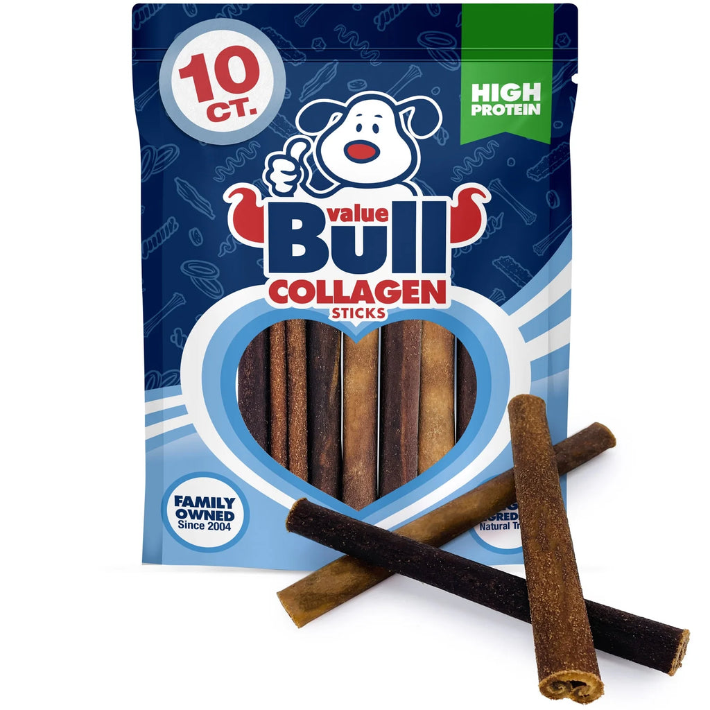 Collagen Sticks Beef Dog Chews Medium 6 Inch 10 Count H797526
