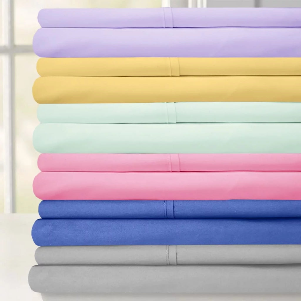 Queen 6-Piece Bed Sheet Set Navy Y399170