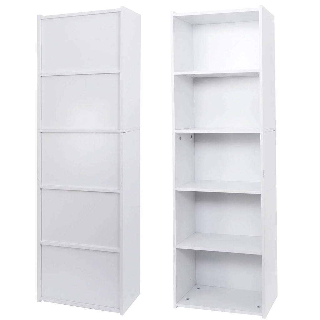 5 Tier Bookcase Bookshelf Storage Organizer G2966