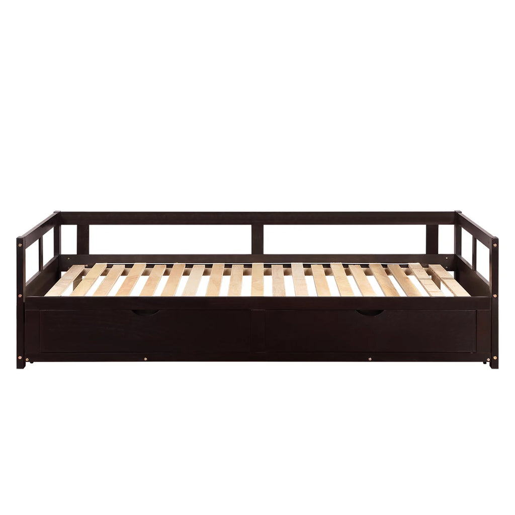 Pull-out Sofa Bed with Two Storage Drawers W41745