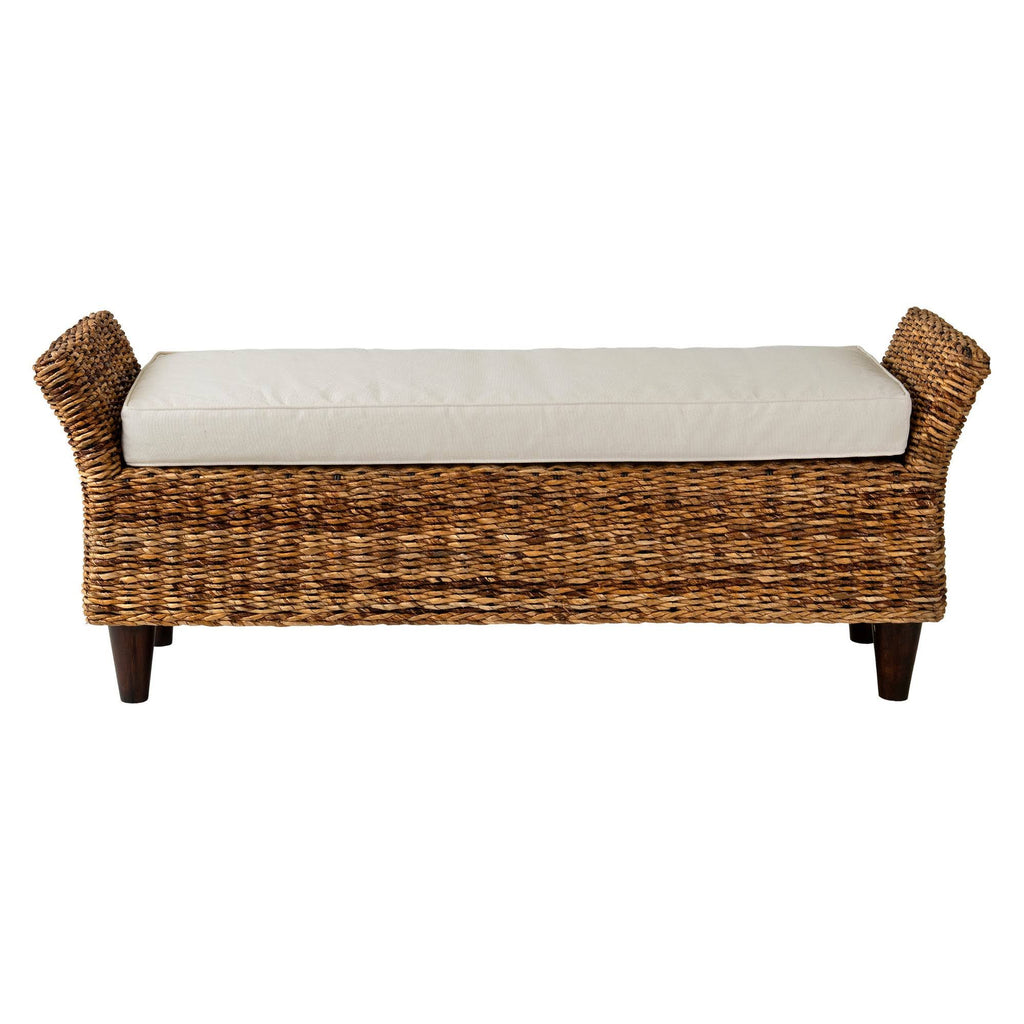 Brown Abaca Bench O18227