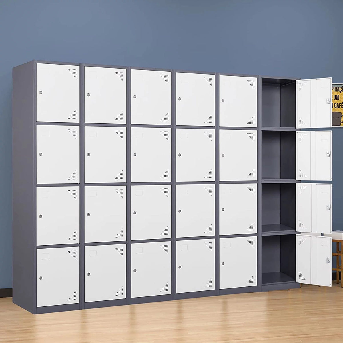 Metal 4 Door Storage Locker Q192101