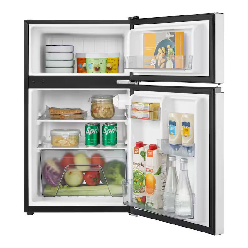 2-Door Mini Refrigerator with Freezer J902688