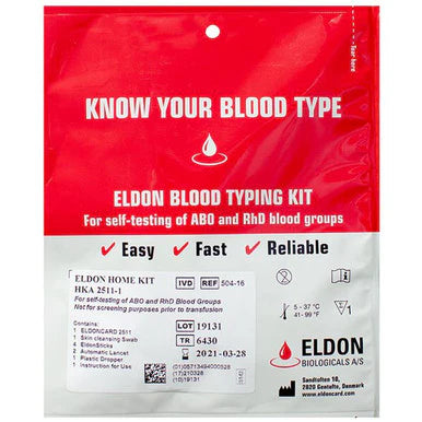Home Blood Type Testing Kit L570242
