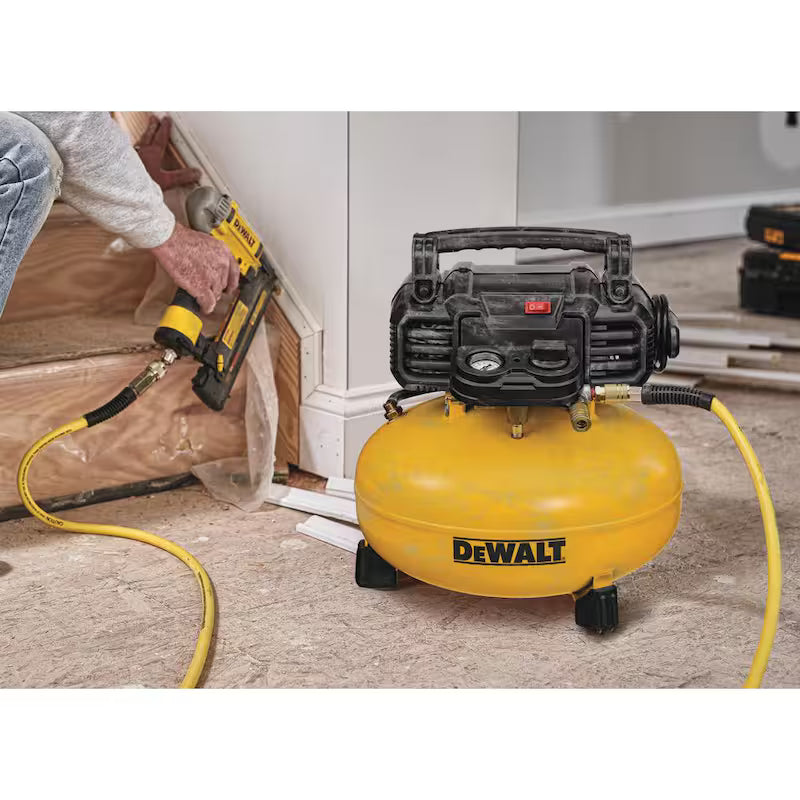 6 Gal. Brad Nailer and Pancake Air Compressor Combo Kit V46112