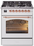 White Dual Fuel Propane Gas Range Z873129