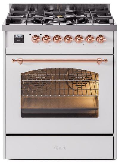 White Dual Fuel Propane Gas Range Z873129