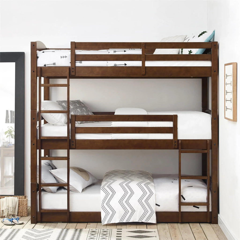 Twin Over Twin Over Twin Convertible Bunk Bed Y363203