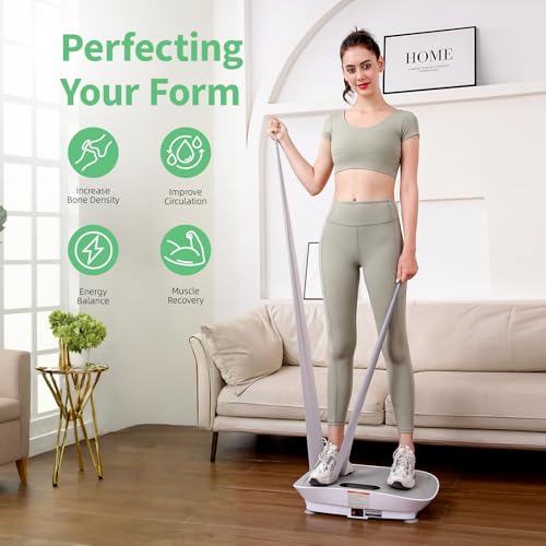 Vibration Plate Exercise Machine with Bluetooth Remote H5009