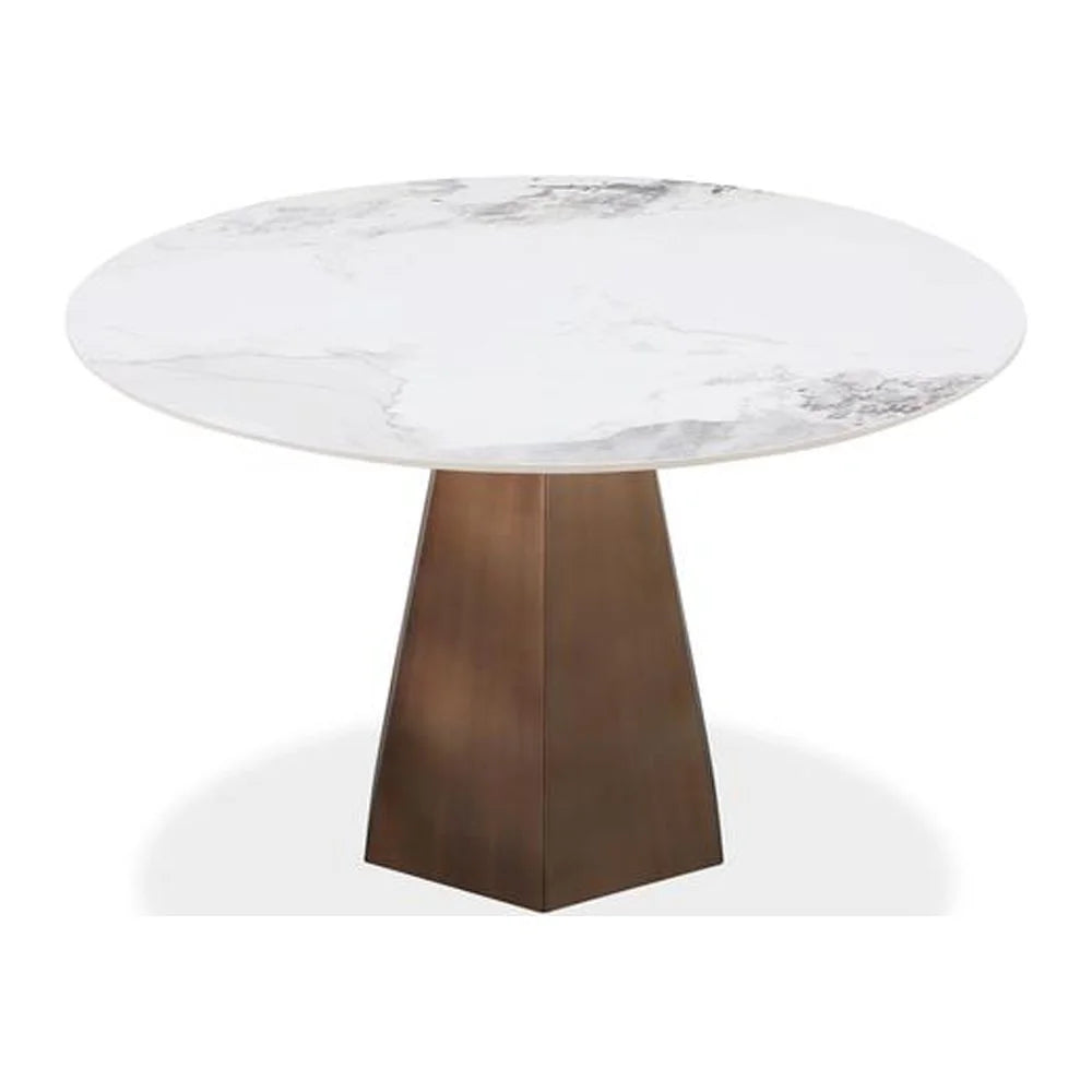 Stone Top Round Dining Table E95640
