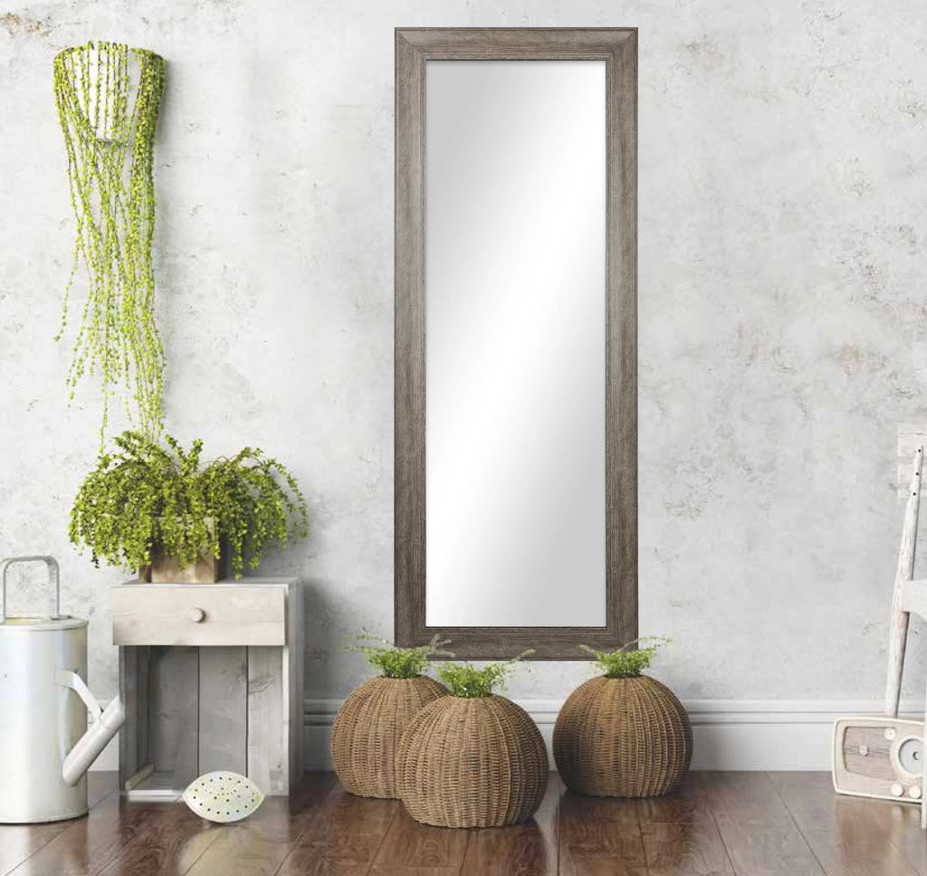 27 x 70 Rectangular Full Length Gray Mirror L8702