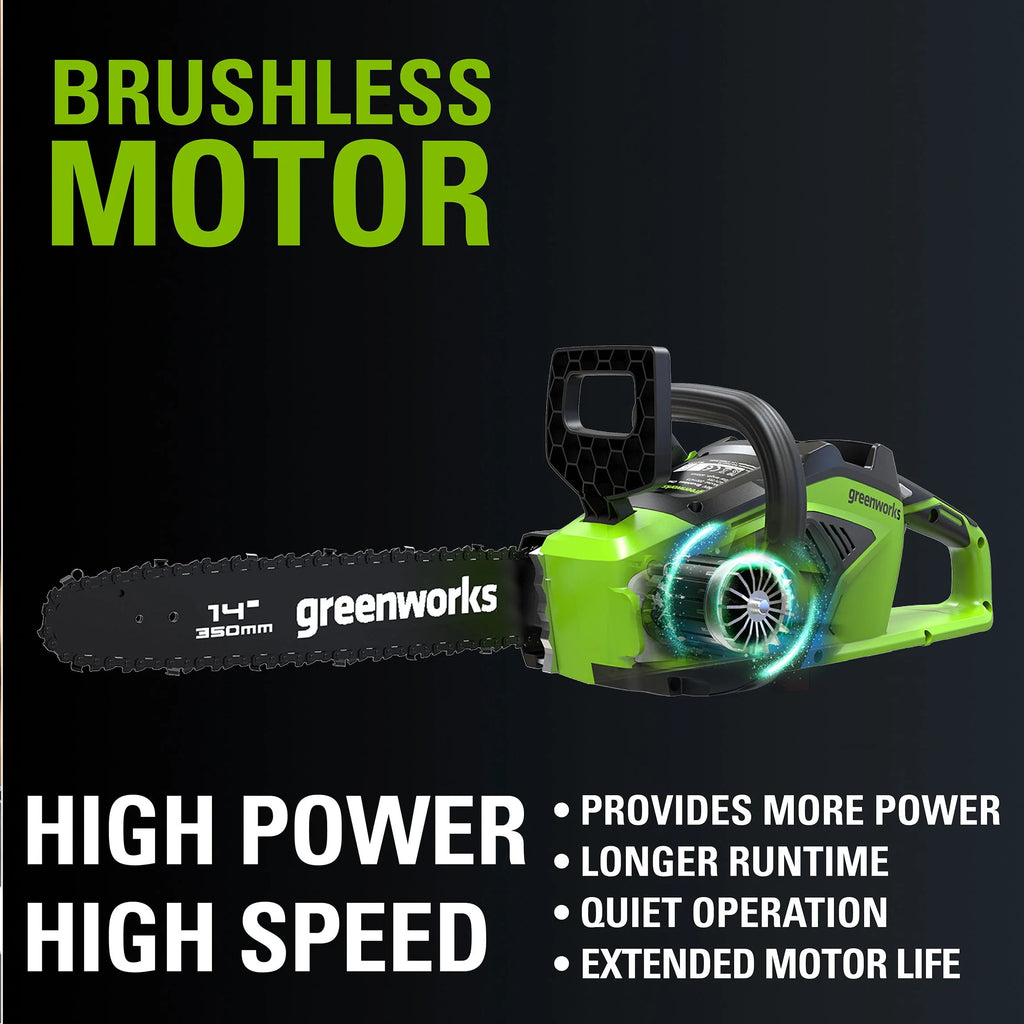 40V 14 Brushless Chainsaw with 2.5 Ah Battery & Charger T556