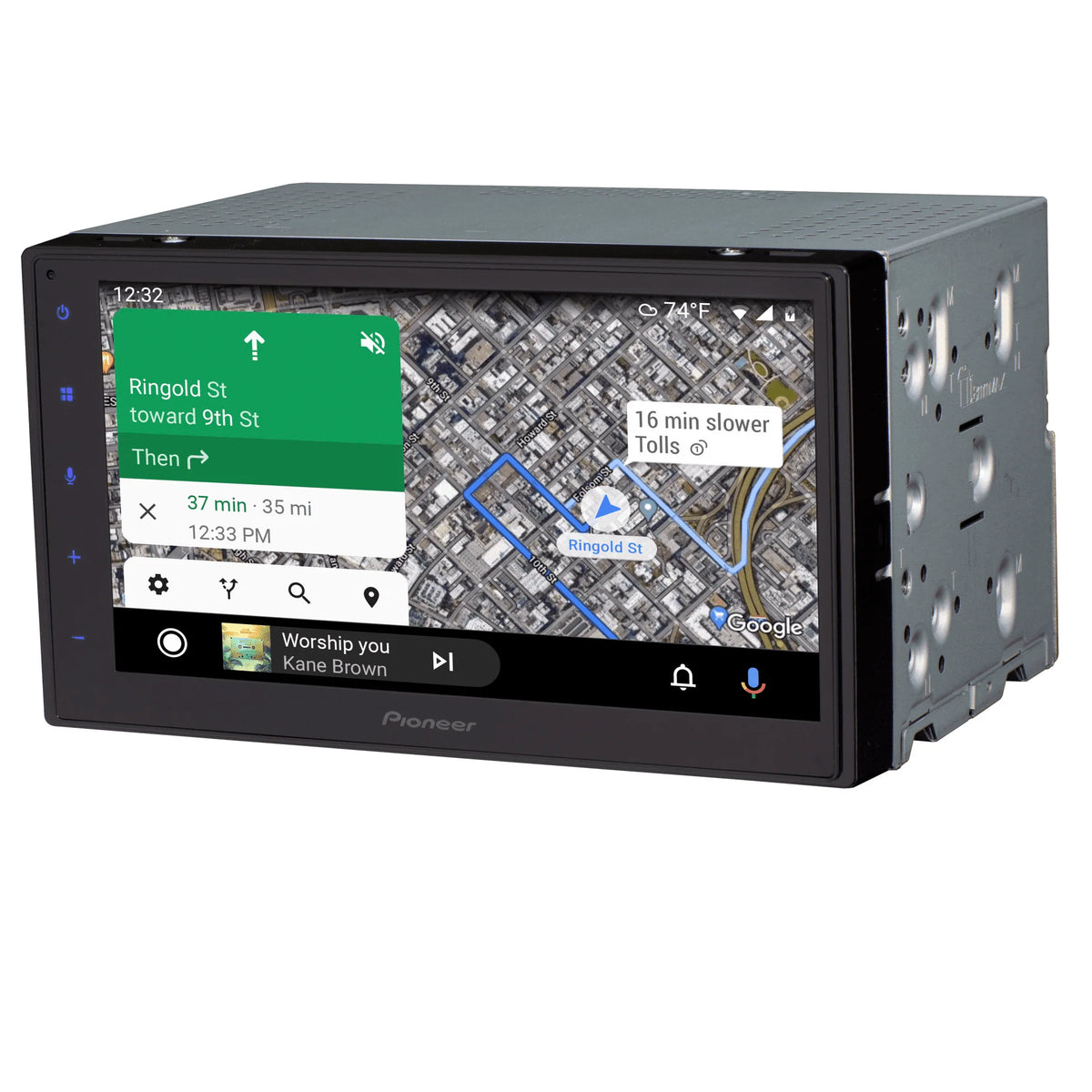 Double Din Digital Media Receiver with 6.8 Touchscreen and Bluetooth H825