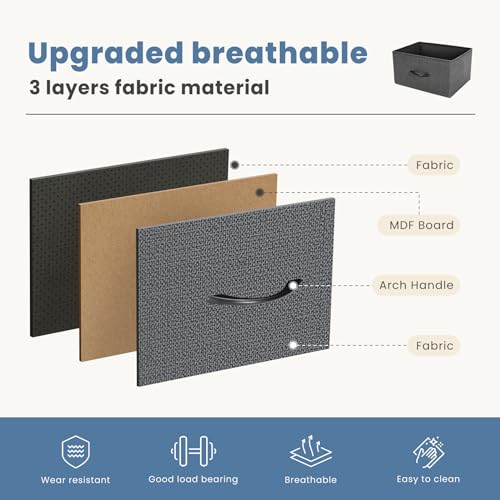 Fabric Storage Tower with 9 Drawers I3774