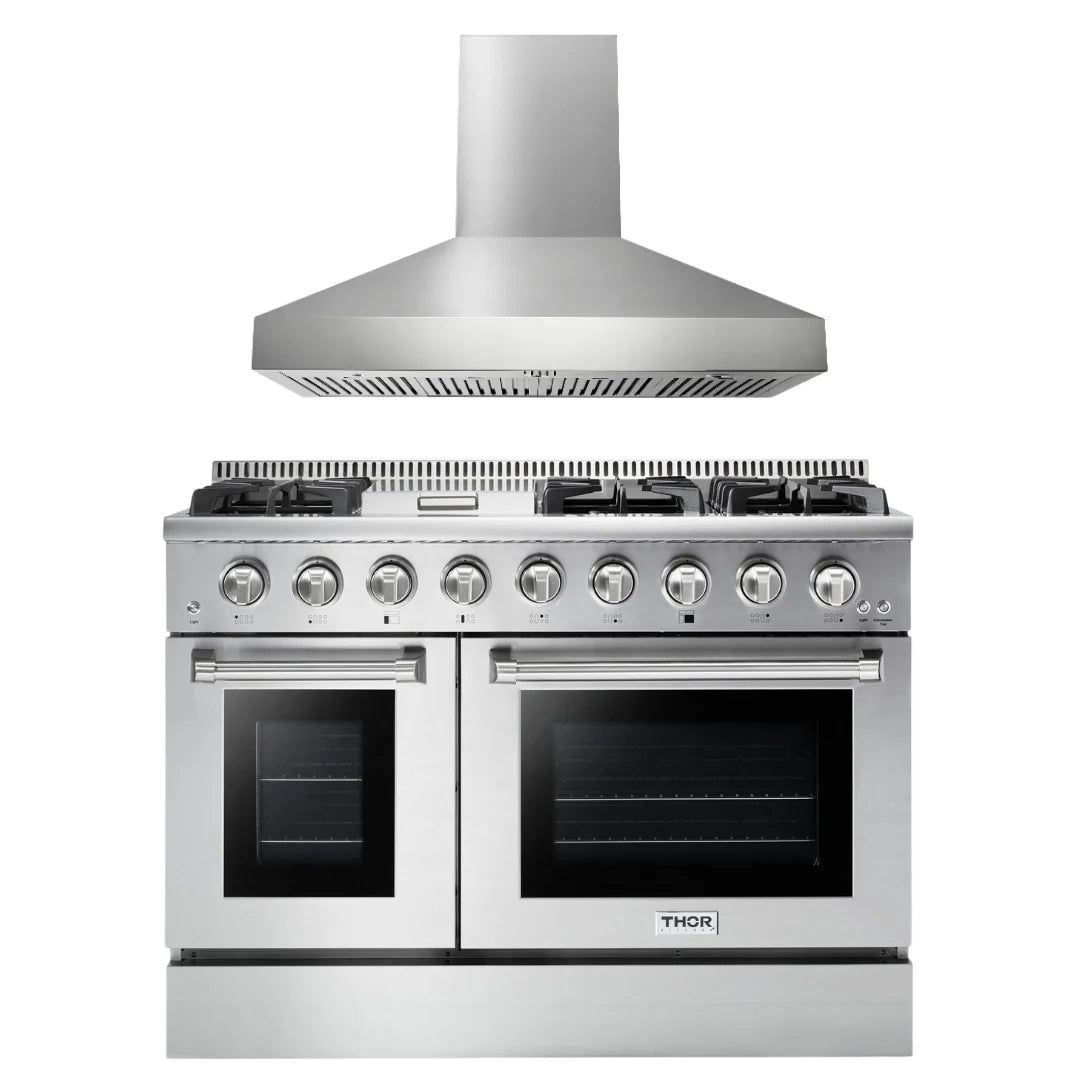 48 Gas Range and Range Hood O291