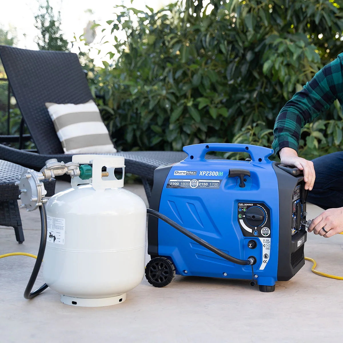 2300 Watt Dual Fuel Inverter Generator with CO Alert R294353