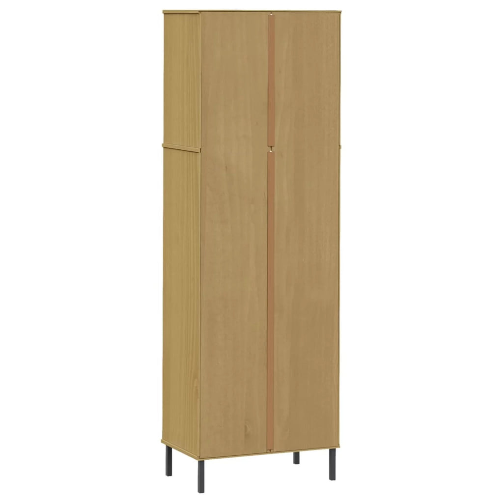 Pine Wood Bookcase with 2 Drawers and 4 Compartments I51536