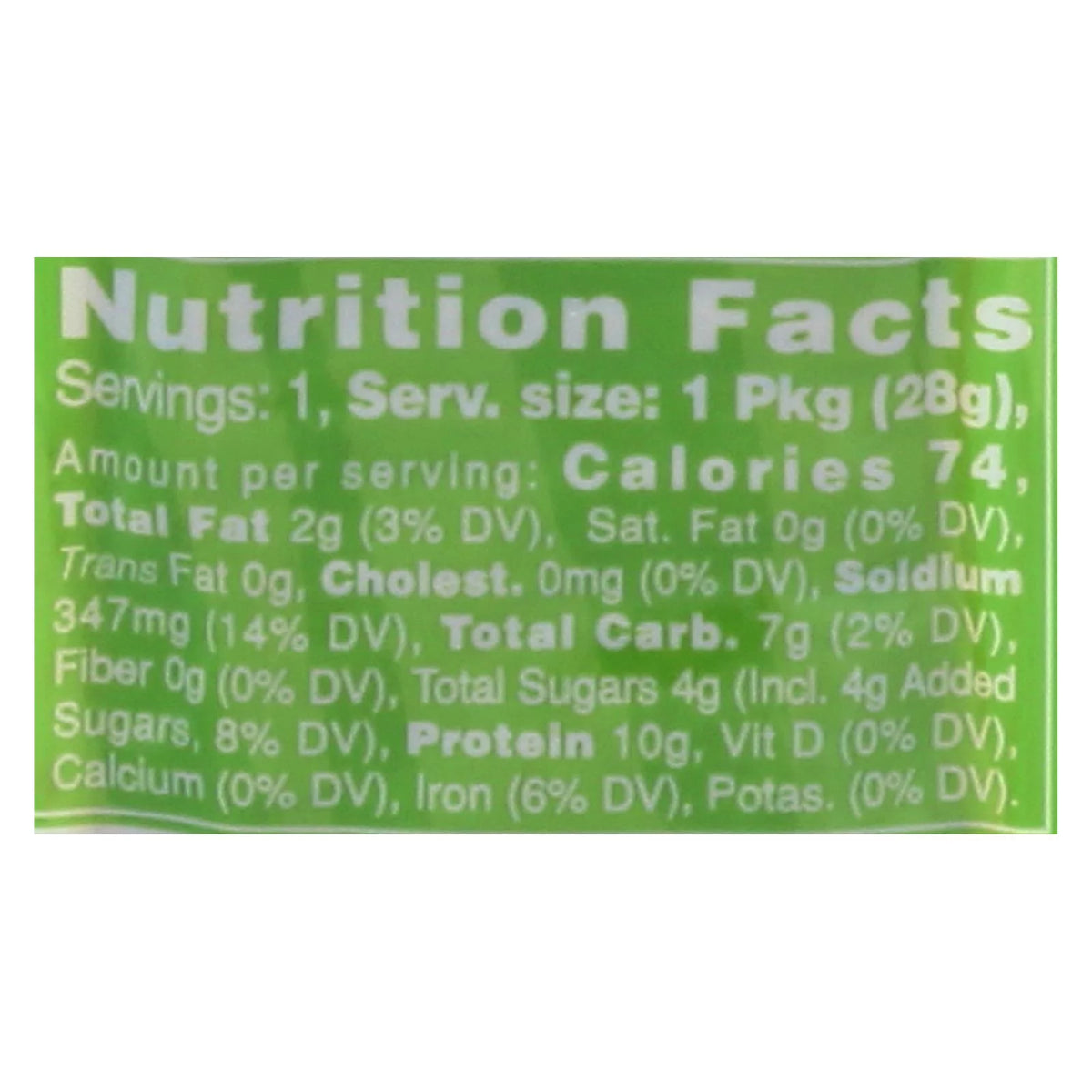 Vegan Seitan Jerky Mesquite Lime 1 oz Case of 24 P661625