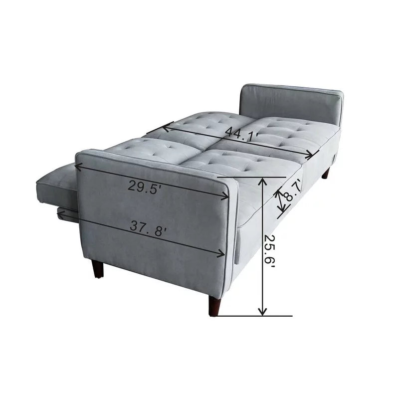 Dark blue Tufted Sofa Bed L613