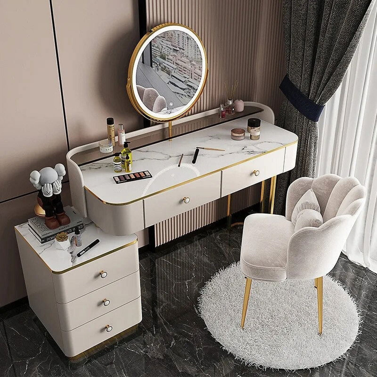 Multifunctional Storage Cabinet Dressing Table Dresser H393