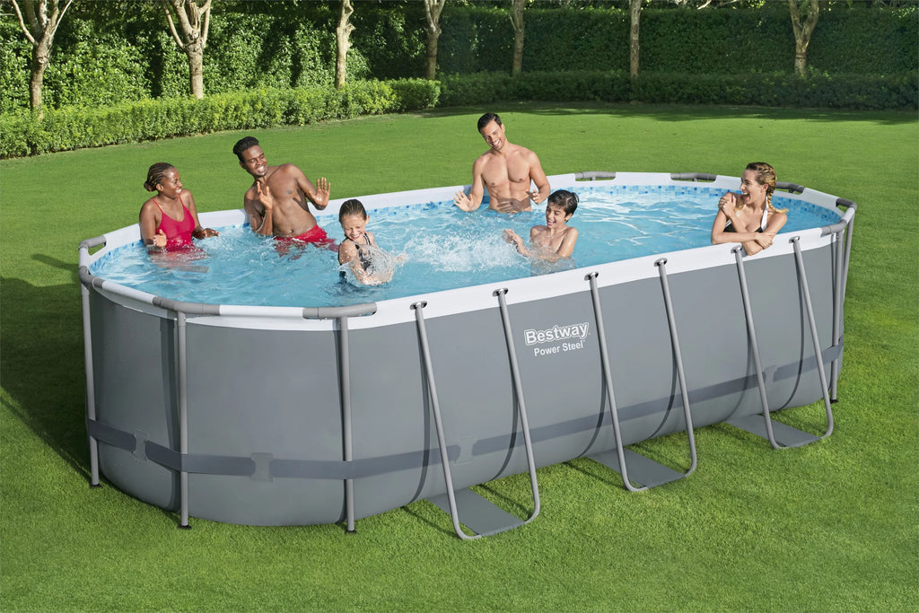 18' x 9' x 48'' Oval Above Ground Pool Set X4418