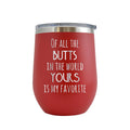 Engraved 12 oz Red Wine Cup U622