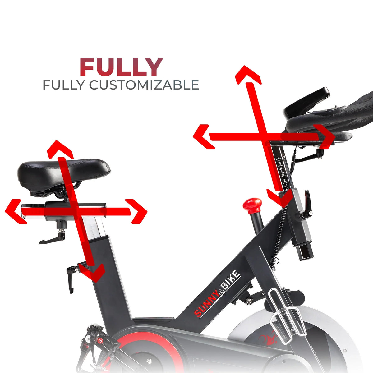 Indoor Cycling Smart Stationary Bike with Bluetooth Connectivity W925382