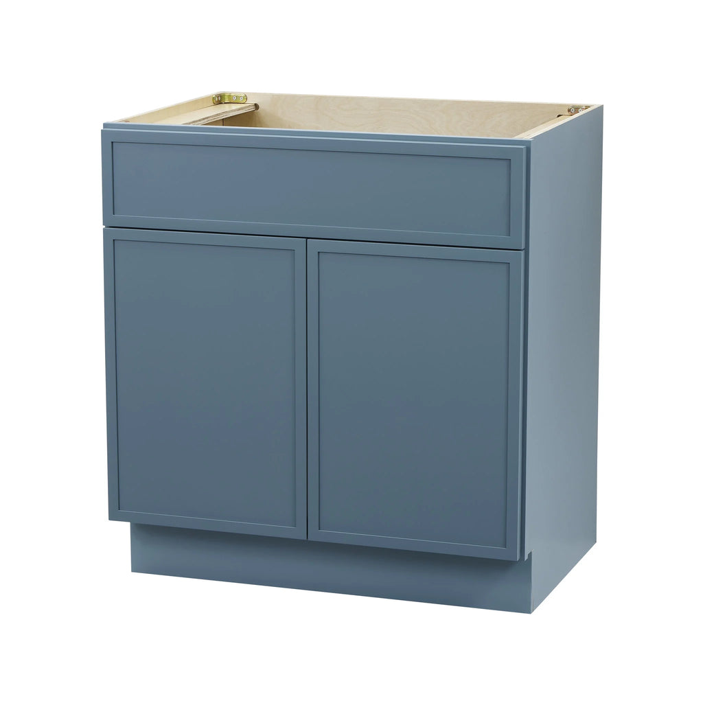 30" Birch Plywood Freestanding Storage Cabinet with Soft Close Doors J6117