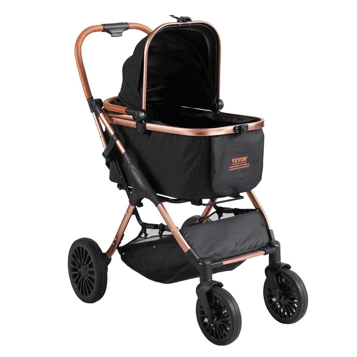 4 Wheels Pet Stroller with Brakes X49338