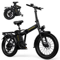 20 Fat Tire Folding Electric Bike 750W 48V 15Ah M8339