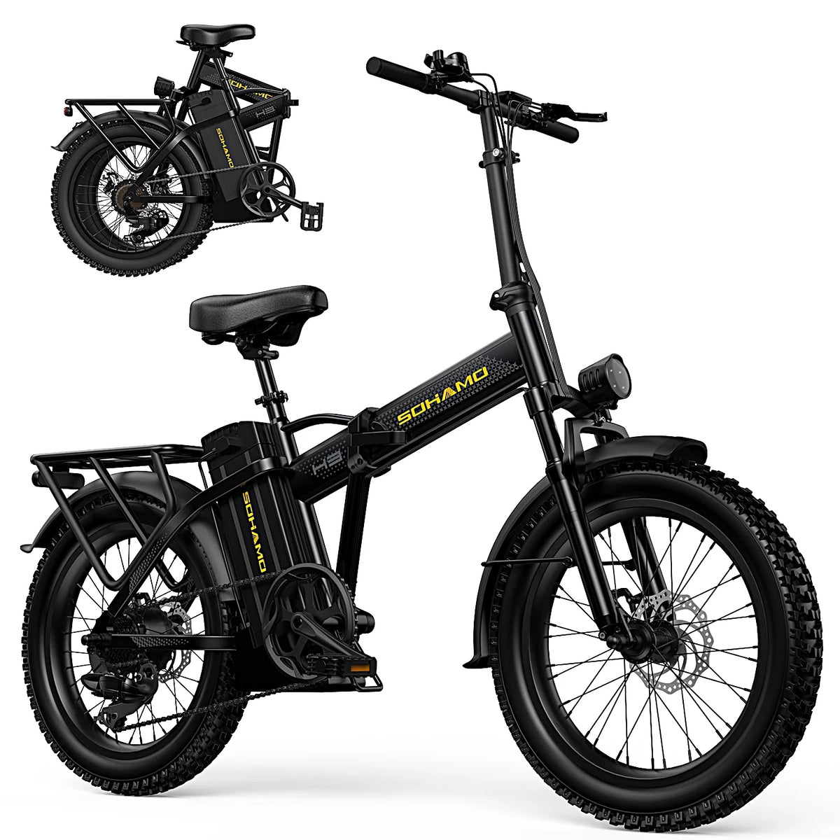 20 Fat Tire Folding Electric Bike 750W 48V 15Ah M8339