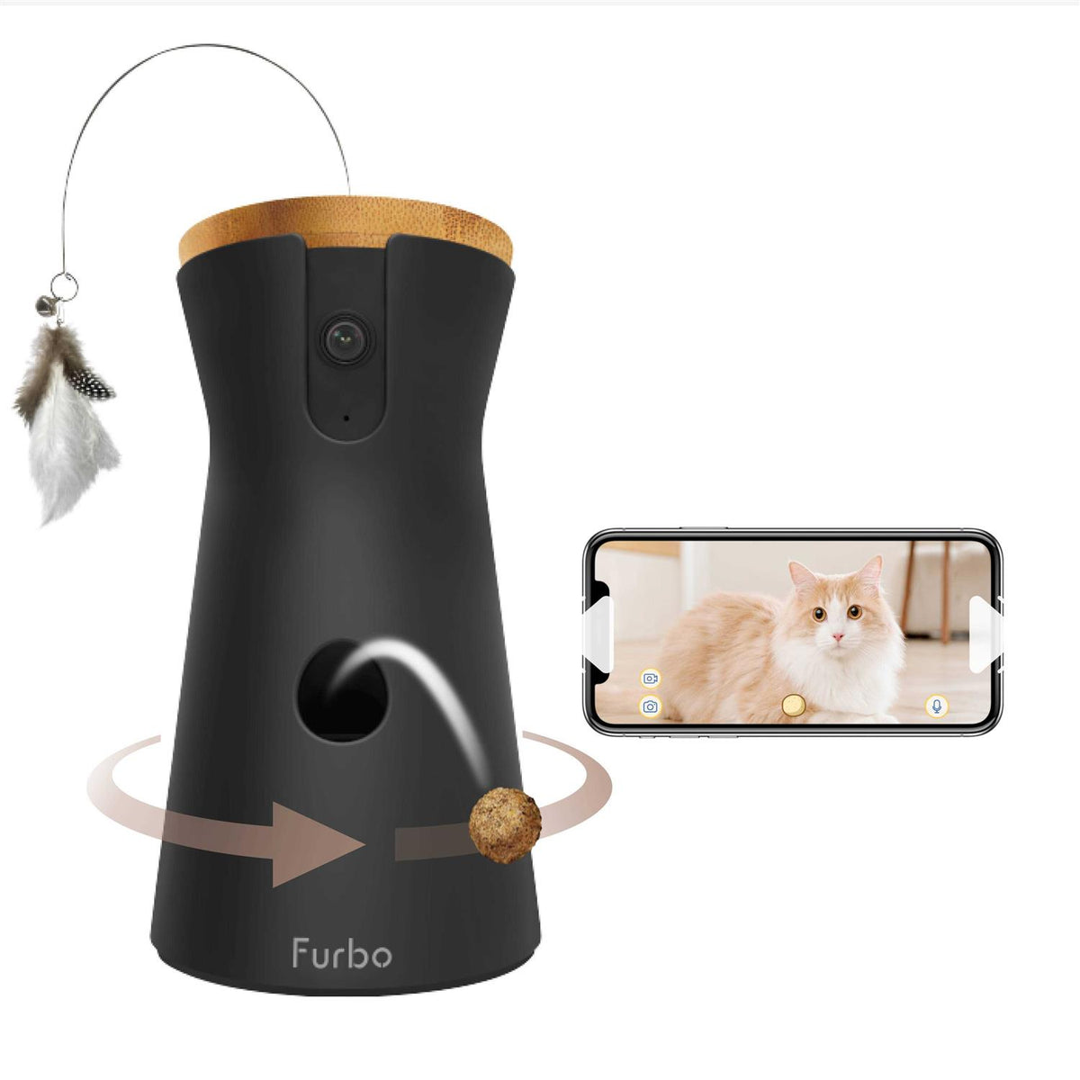 360 View Cat Camera Treat Dispenser U622015
