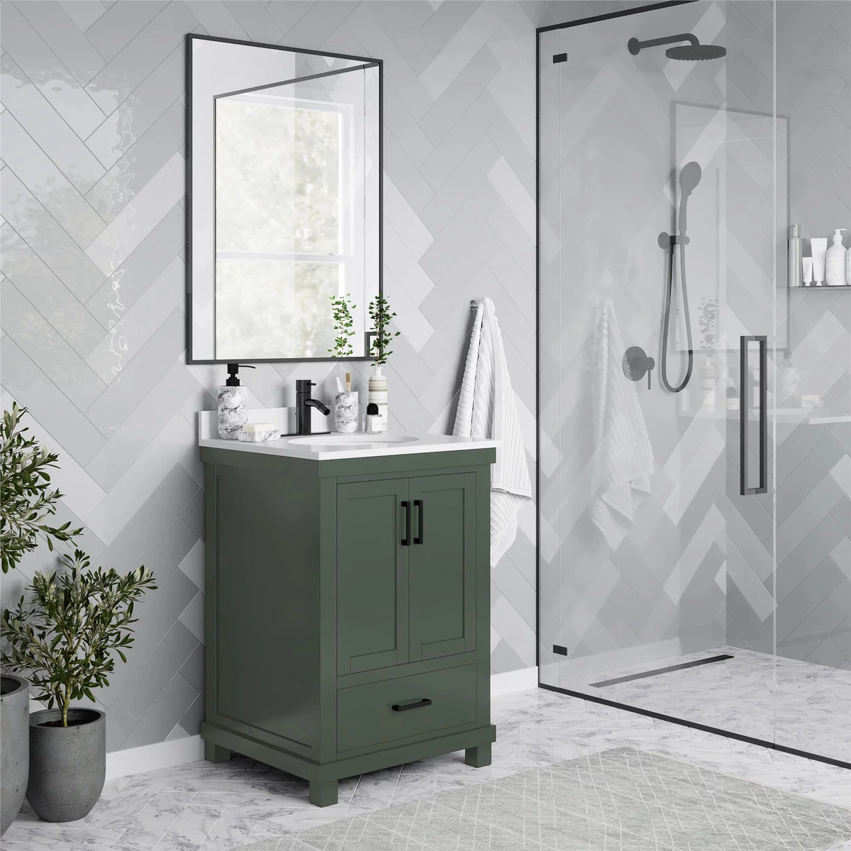 24 Inch Bathroom Vanity with Sink S77803