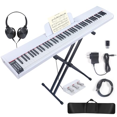 88 Key Weighted Hammer Action Digital Piano with Stand H107475