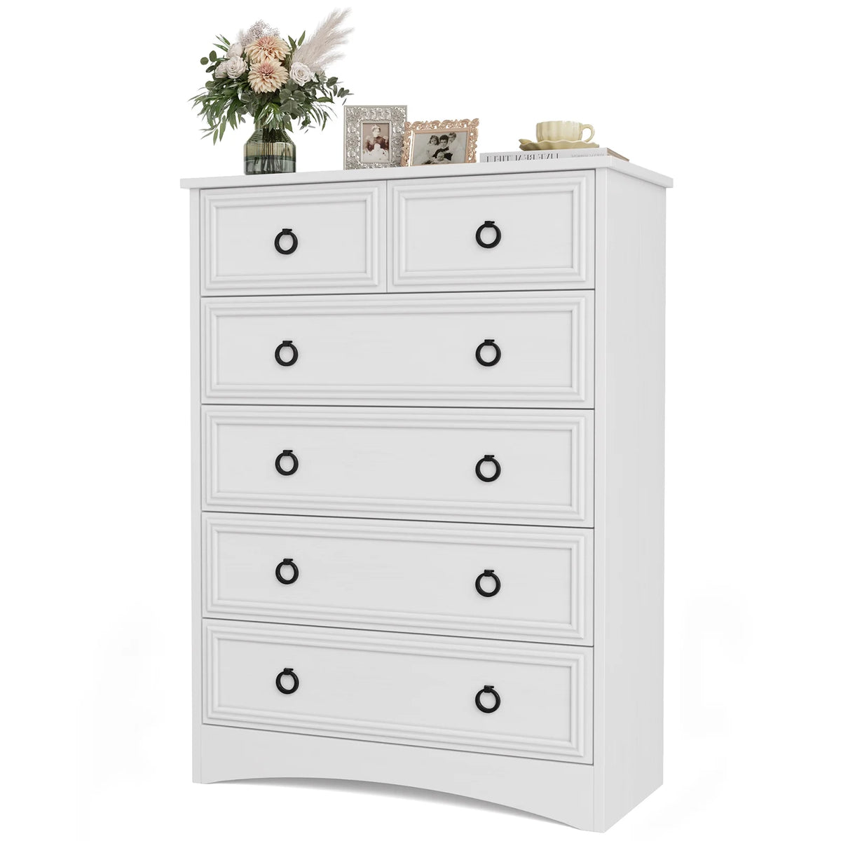 6 Drawer Wood Dresser H4531