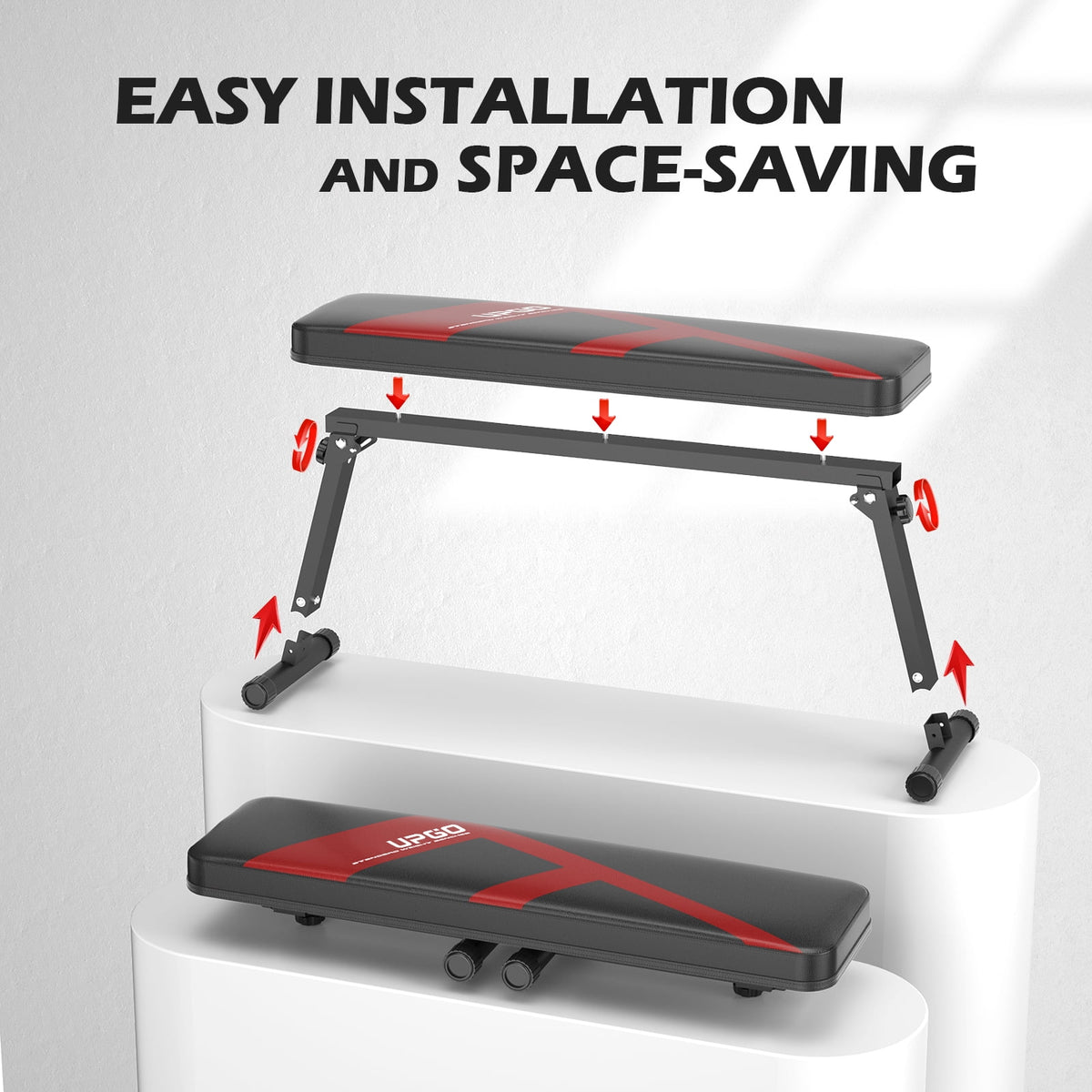Folding Flat Weight Bench E326
