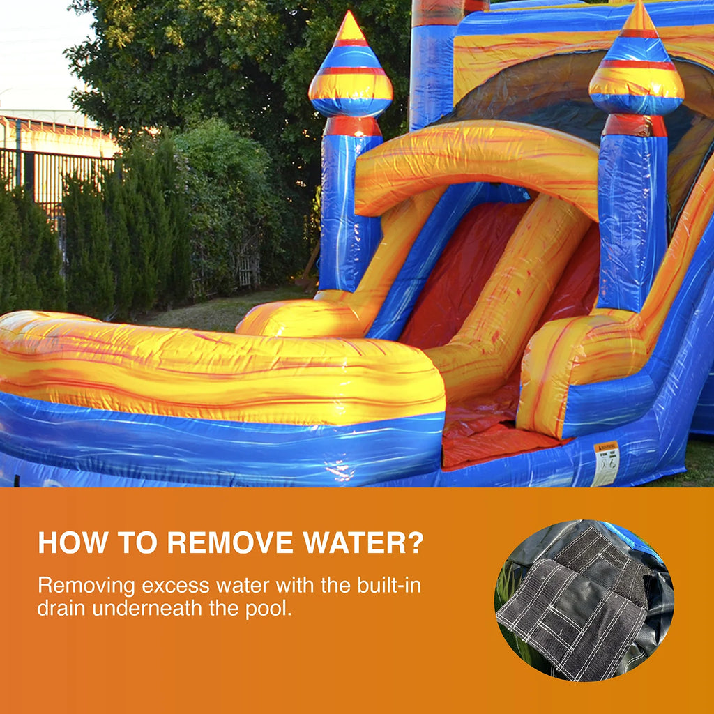 Inflatable Bounce with Two Slides D7187