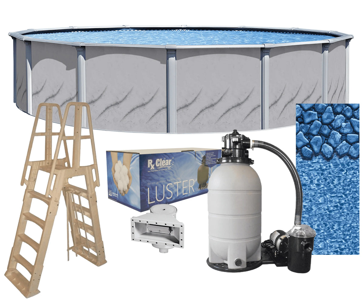 15' Round 52 Wall Above-Ground Swimming Pools C88052