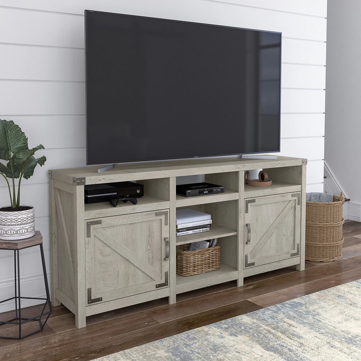 65W TV Stand for 75 Inch TV in Reclaimed Pine M883