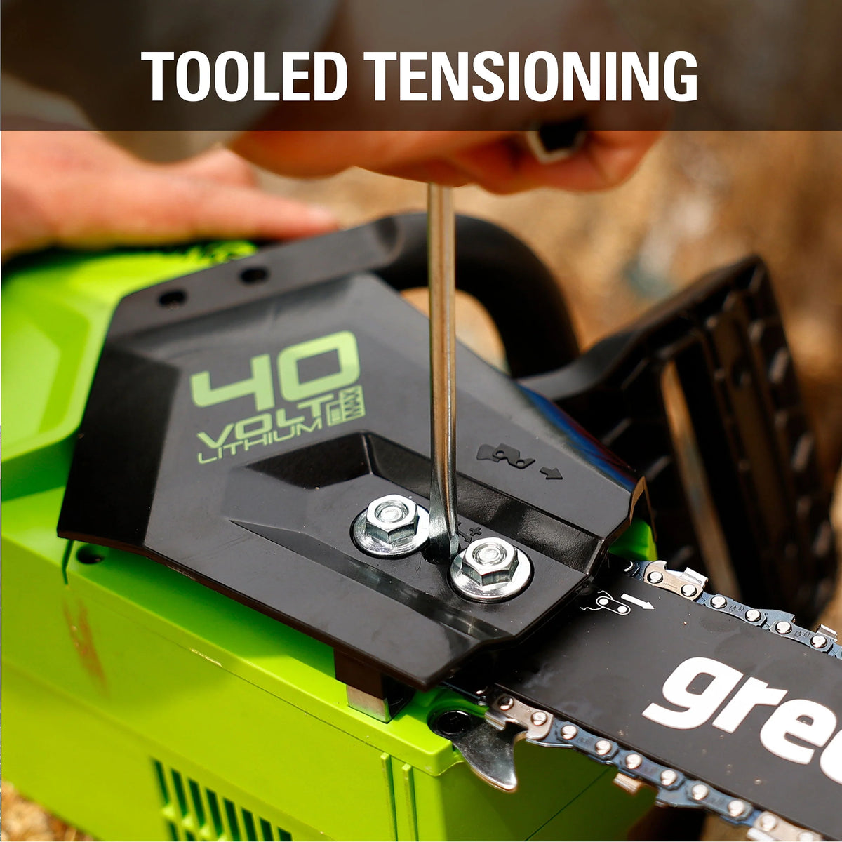 40V 14 Brushless Chainsaw with 2.5 Ah Battery & Charger T556