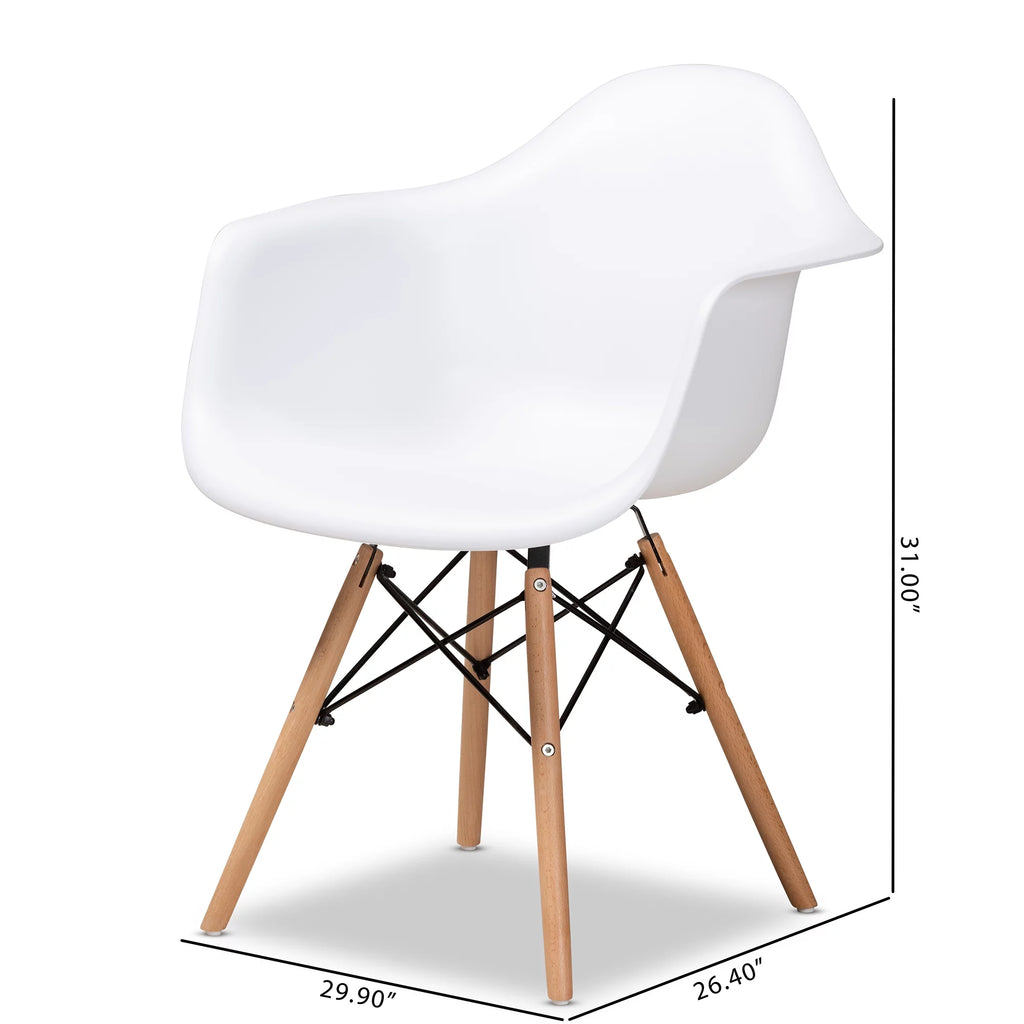White Dining Chair Set of 4 D41083