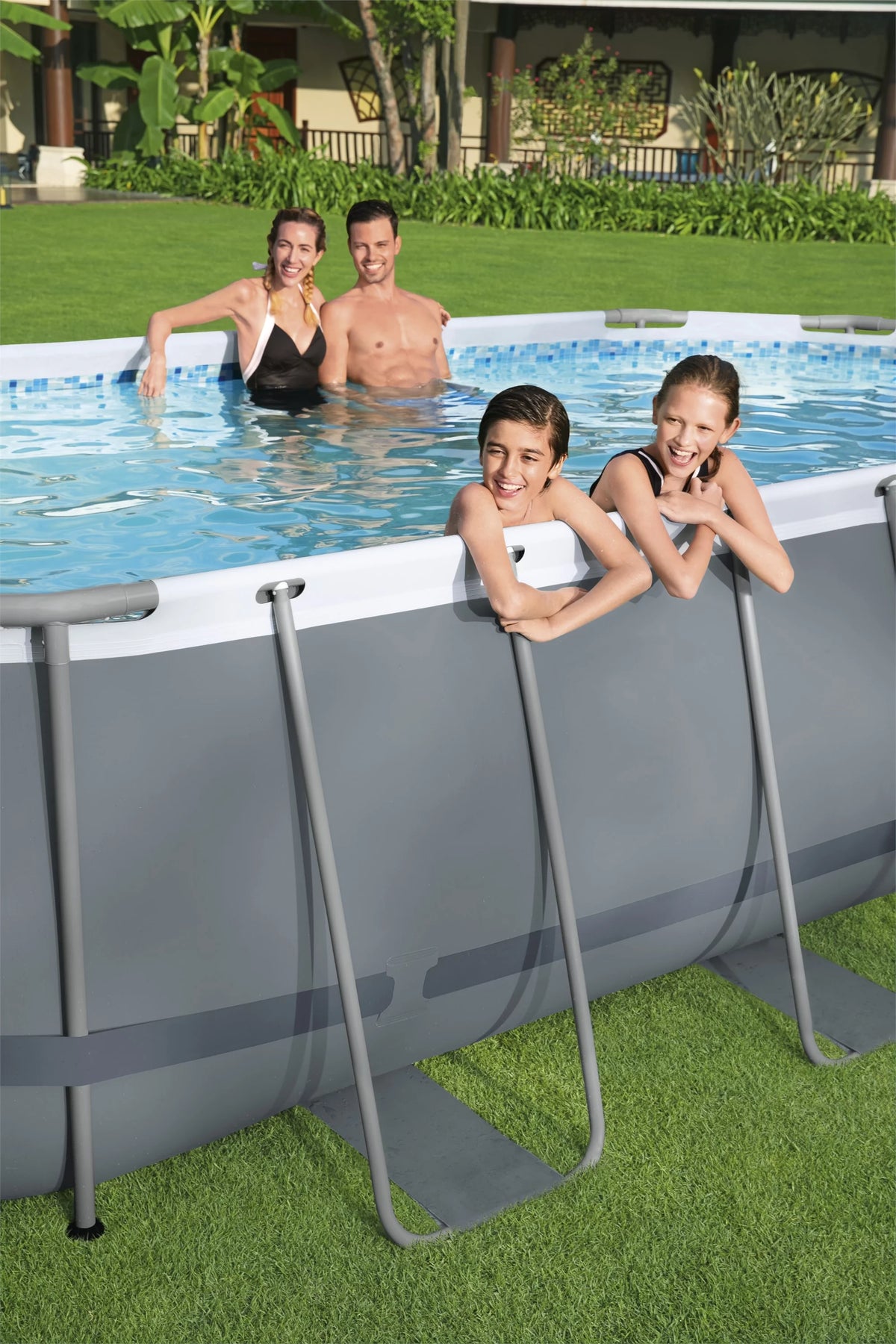 18' x 9' x 48'' Oval Above Ground Pool Set X4418