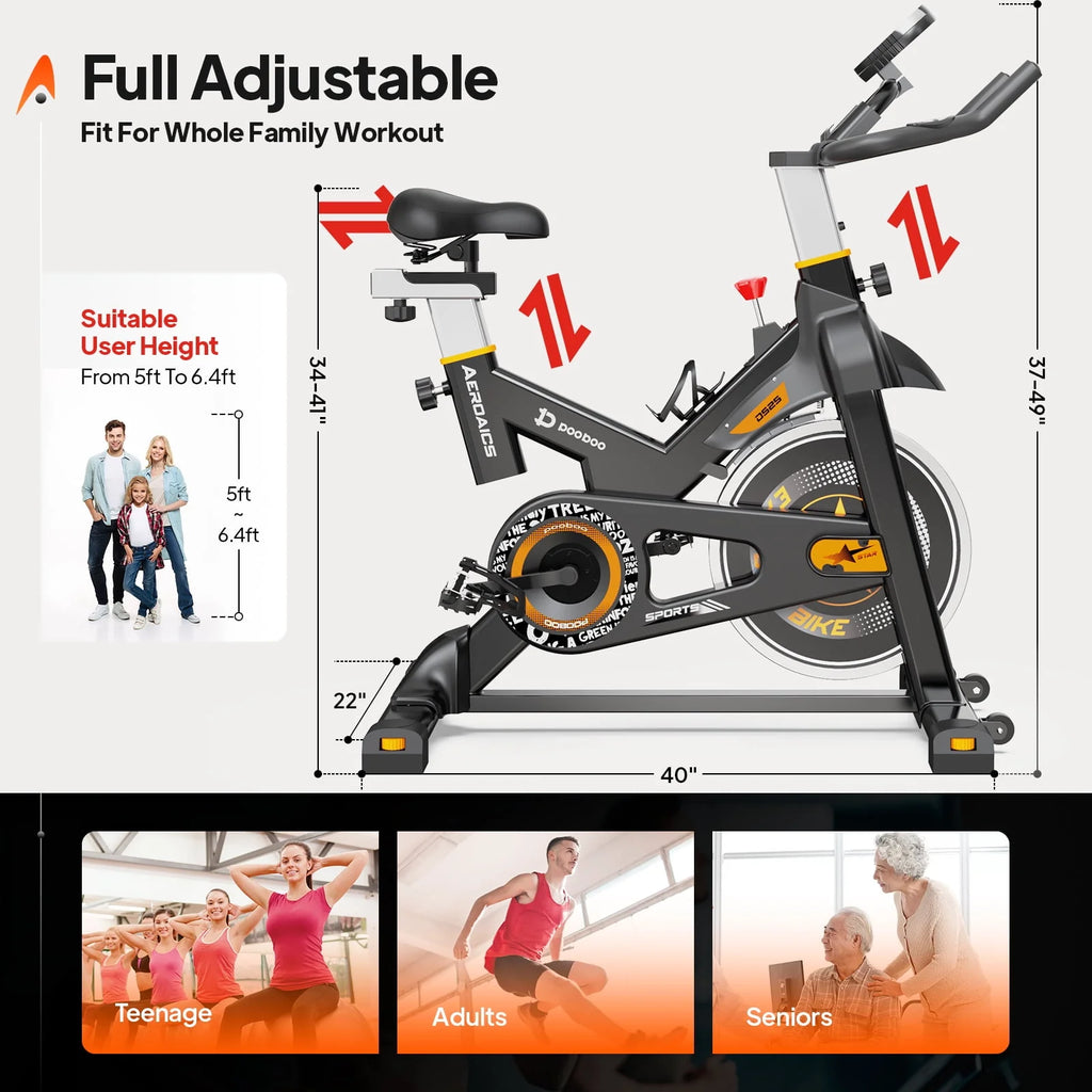 Magnetic Resistance Indoor Cycling Bike S41029